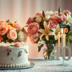 Najpiękniejsze życzenia na 40 urodziny dla niej, które zachwycą